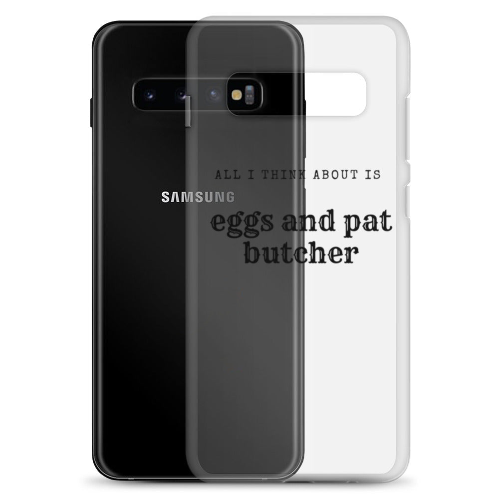 Egg & Pat Butcher Clear Case for Samsung® - Bex Thoughts