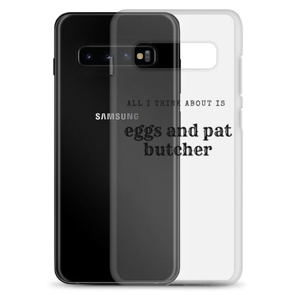Egg & Pat Butcher Clear Case for Samsung® - Bex Thoughts