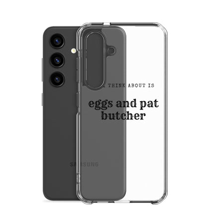 Egg & Pat Butcher Clear Case for Samsung® - Bex Thoughts