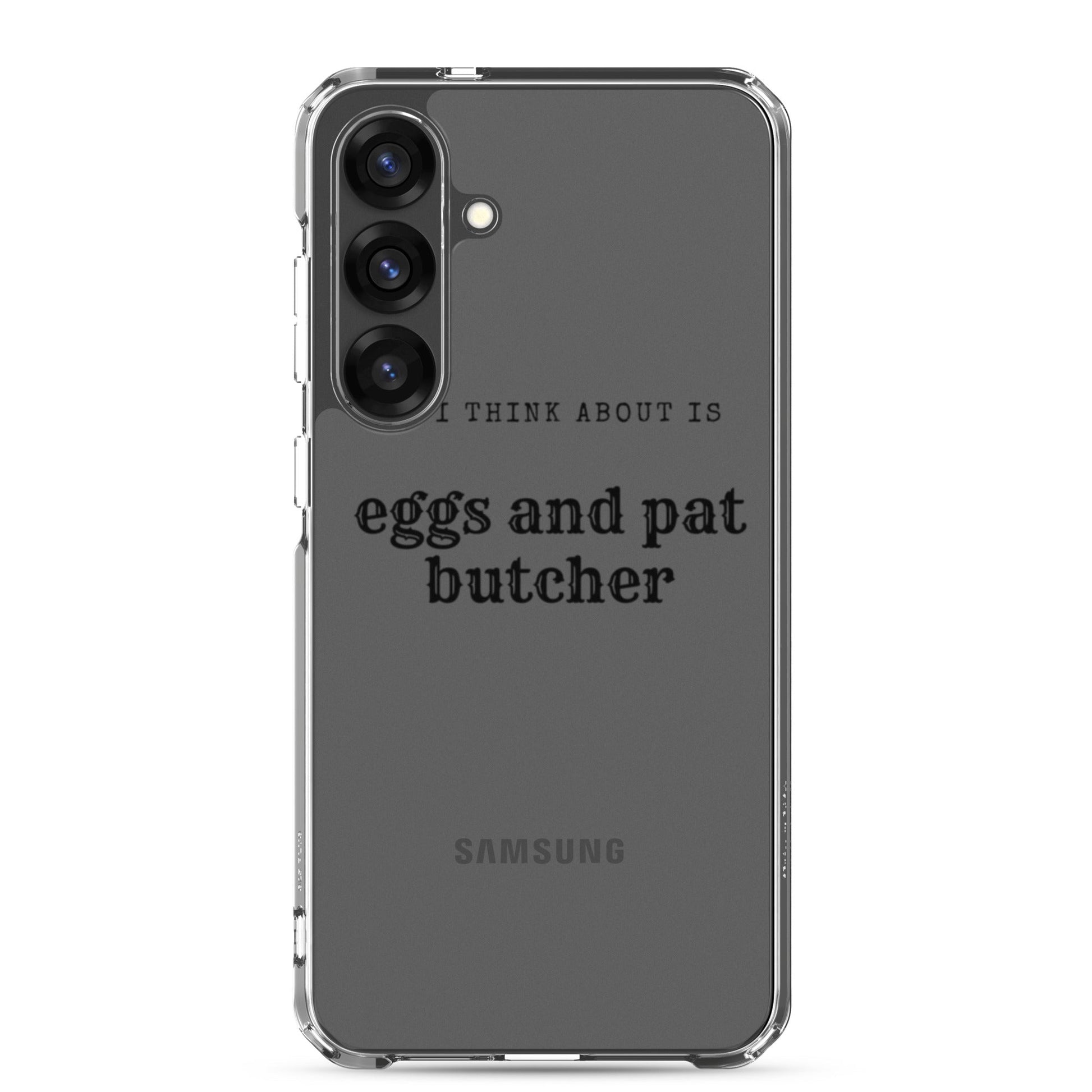 Egg & Pat Butcher Clear Case for Samsung® - Bex Thoughts