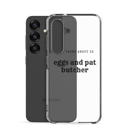 Egg & Pat Butcher Clear Case for Samsung® - Bex Thoughts