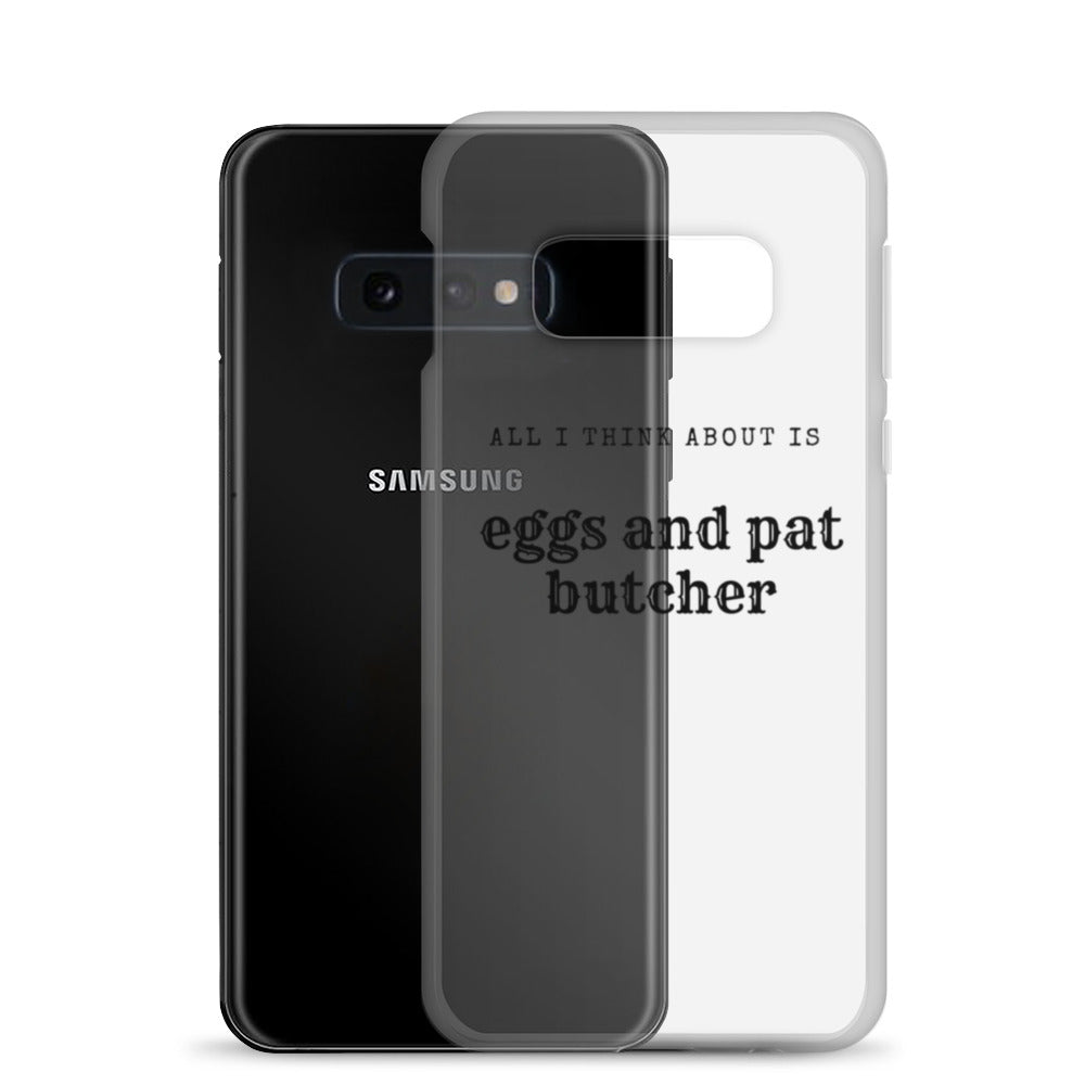 Egg & Pat Butcher Clear Case for Samsung® - Bex Thoughts