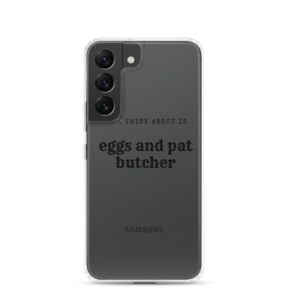 Egg & Pat Butcher Clear Case for Samsung® - Bex Thoughts