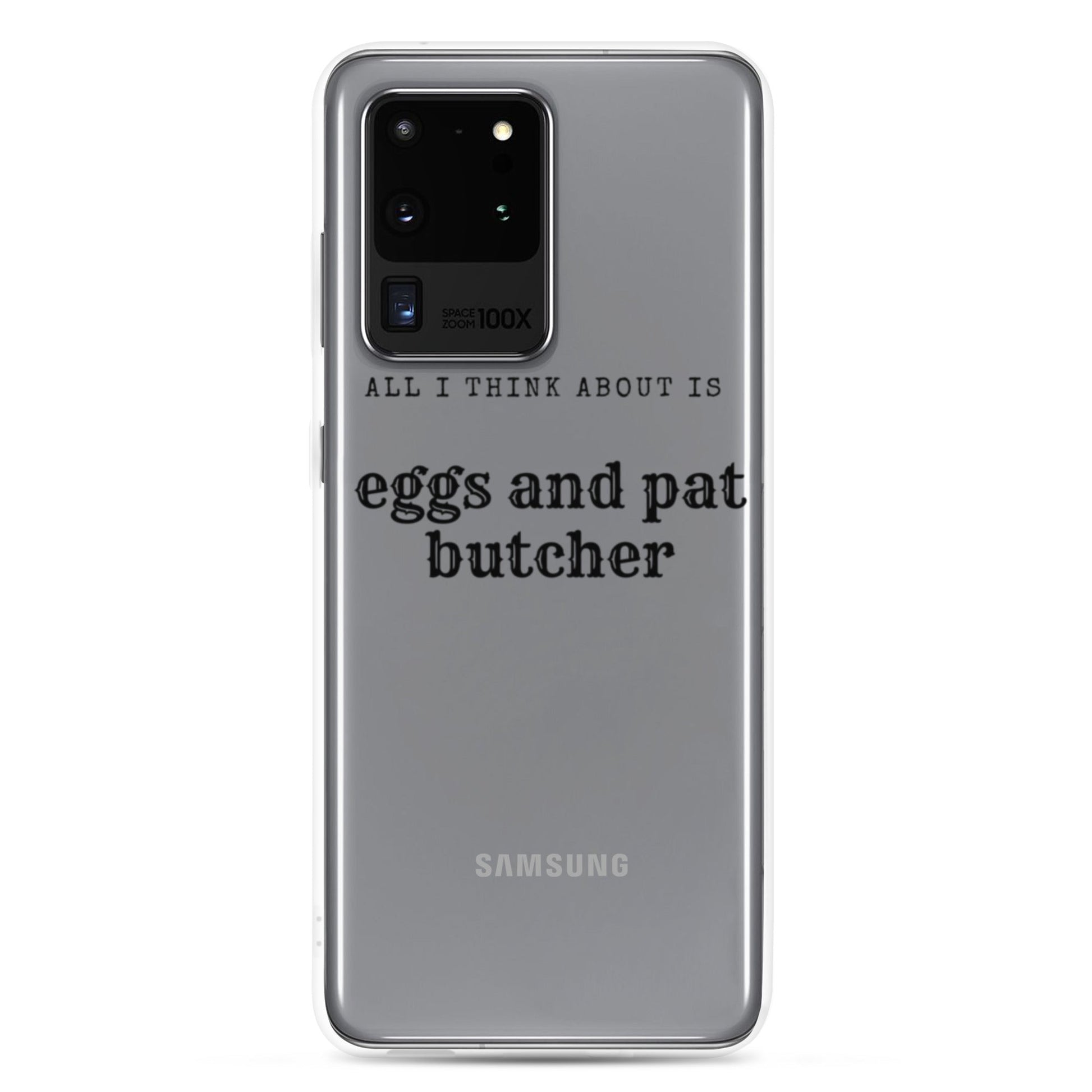 Egg & Pat Butcher Clear Case for Samsung® - Bex Thoughts