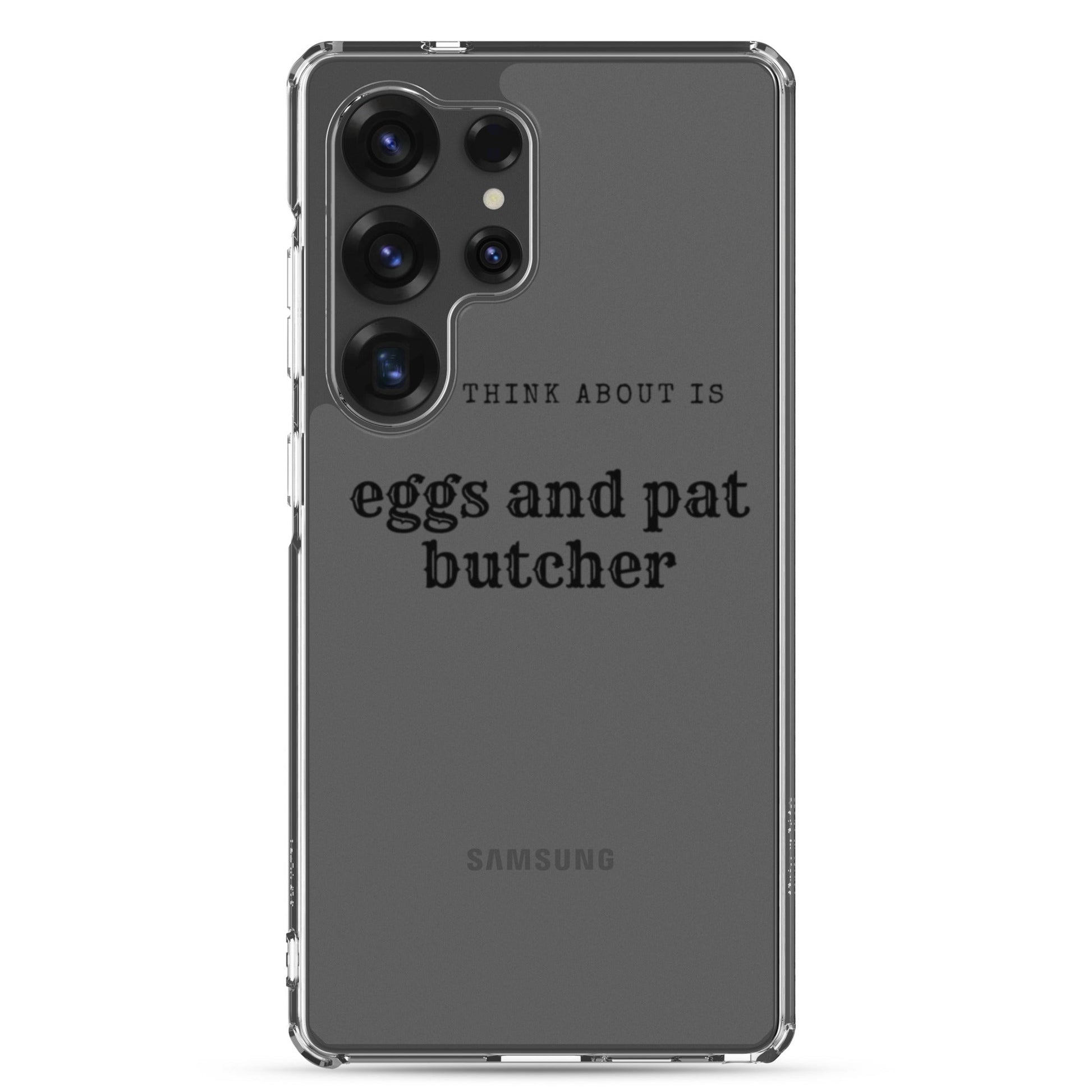 Egg & Pat Butcher Clear Case for Samsung® - Bex Thoughts