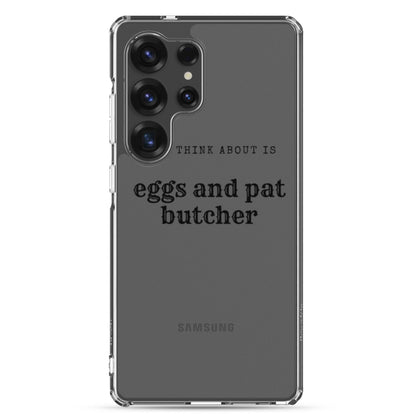 Egg & Pat Butcher Clear Case for Samsung® - Bex Thoughts