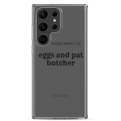 Egg & Pat Butcher Clear Case for Samsung® - Bex Thoughts
