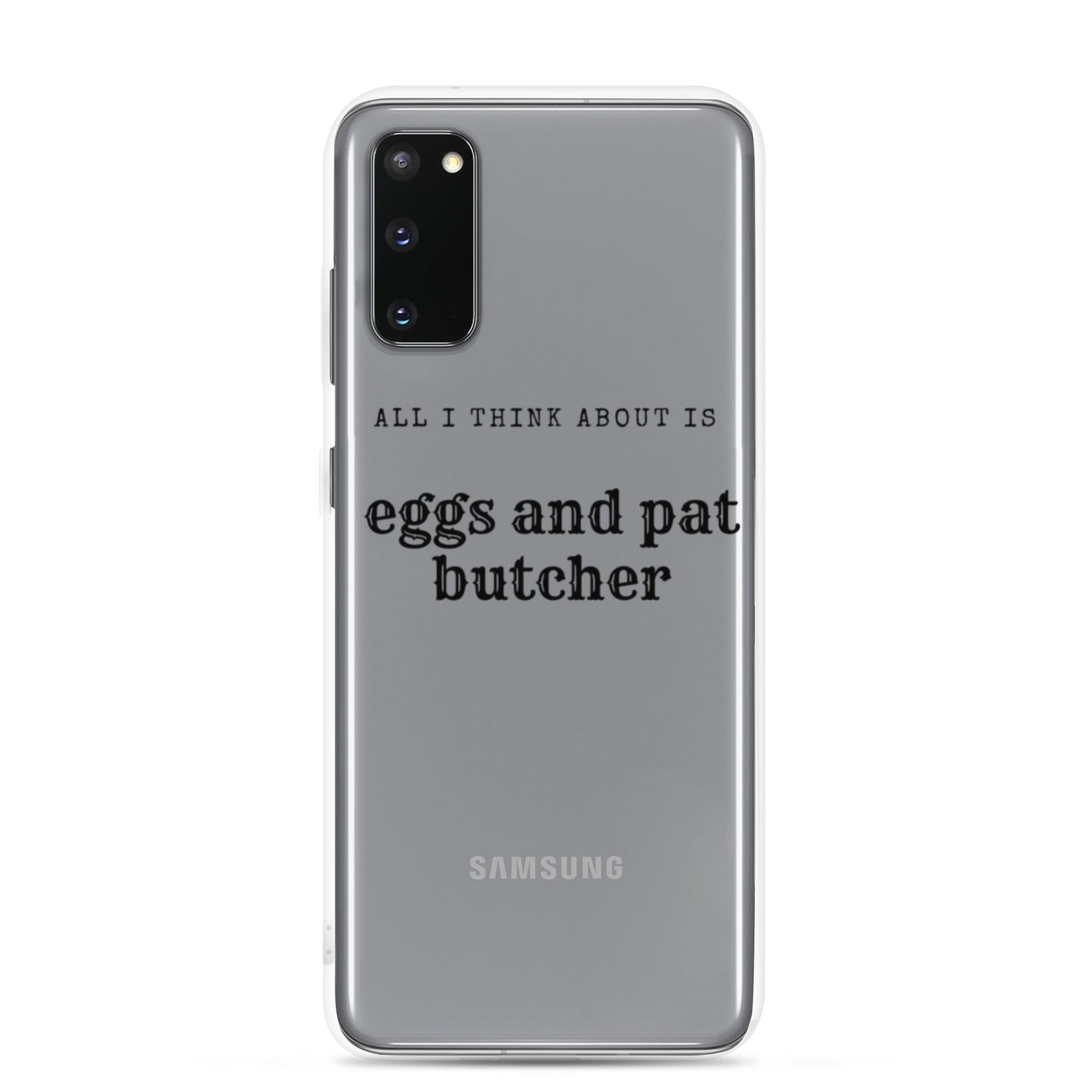 Egg & Pat Butcher Clear Case for Samsung® - Bex Thoughts