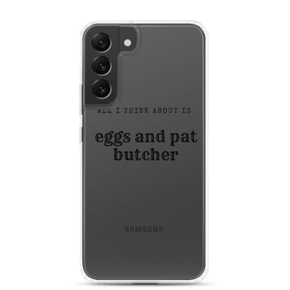 Egg & Pat Butcher Clear Case for Samsung® - Bex Thoughts