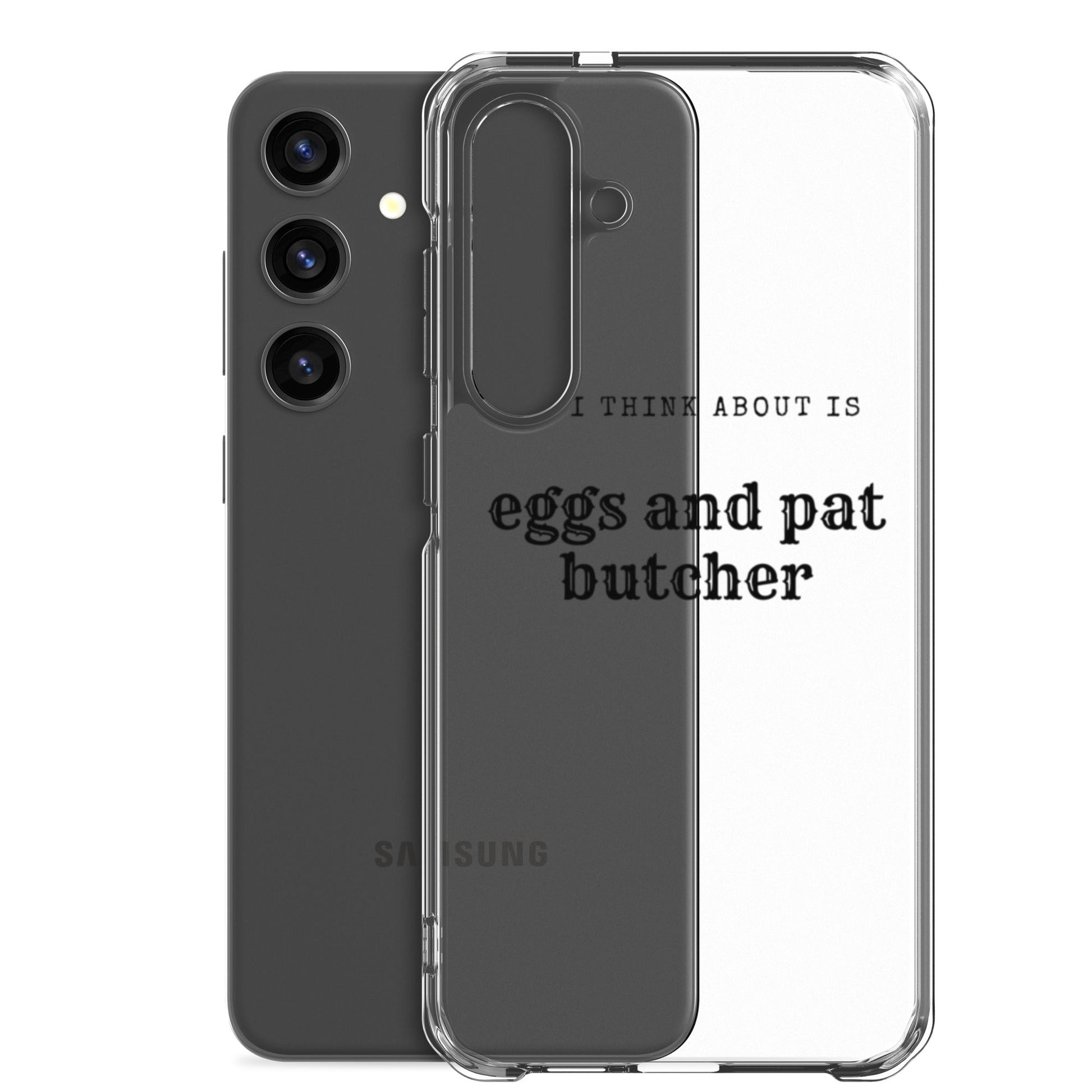 Egg & Pat Butcher Clear Case for Samsung® - Bex Thoughts