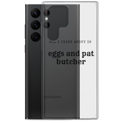 Egg & Pat Butcher Clear Case for Samsung® - Bex Thoughts