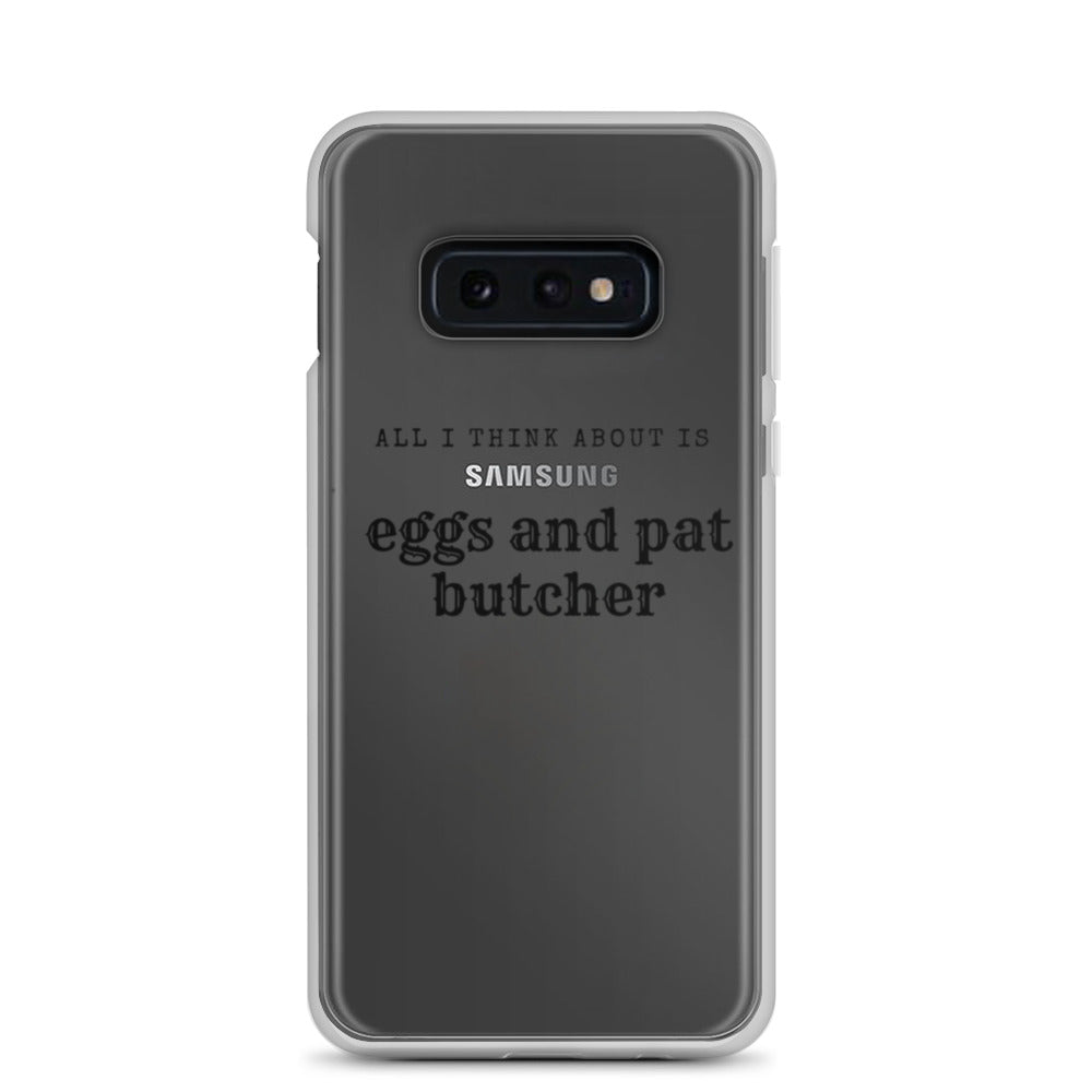Egg & Pat Butcher Clear Case for Samsung® - Bex Thoughts