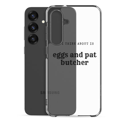Egg & Pat Butcher Clear Case for Samsung® - Bex Thoughts