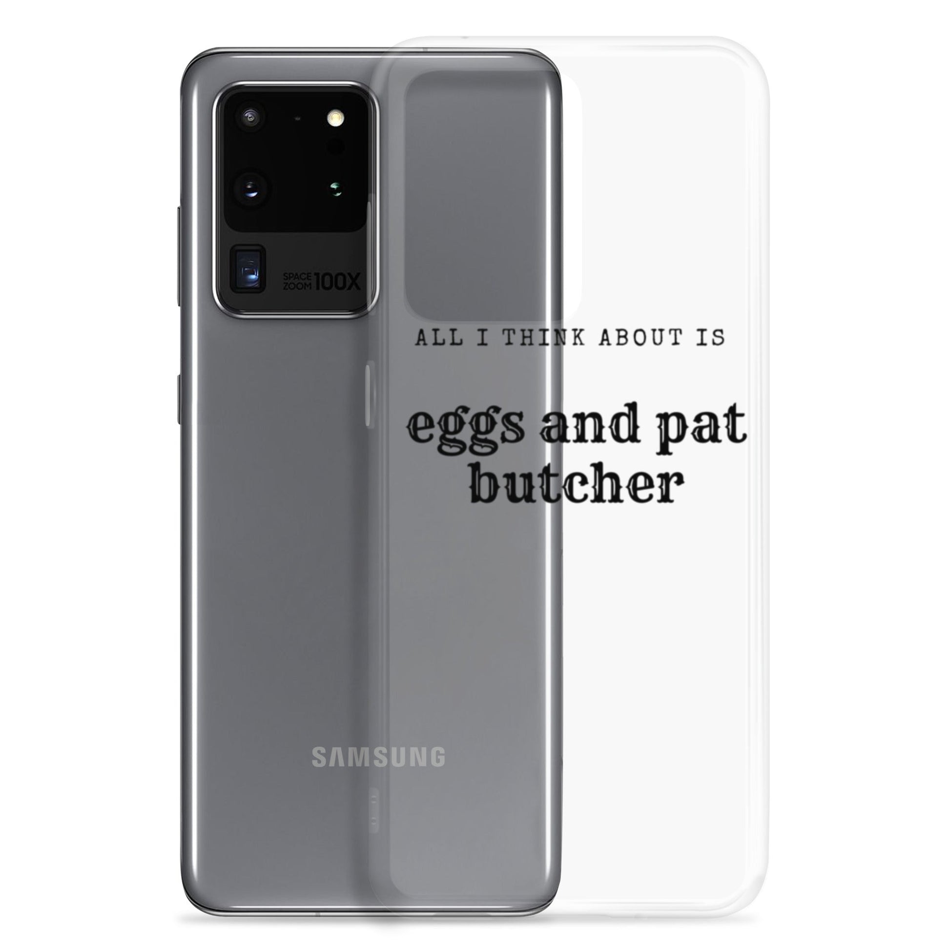 Egg & Pat Butcher Clear Case for Samsung® - Bex Thoughts