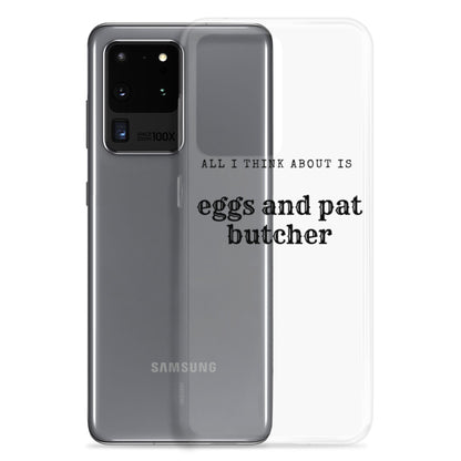 Egg & Pat Butcher Clear Case for Samsung® - Bex Thoughts