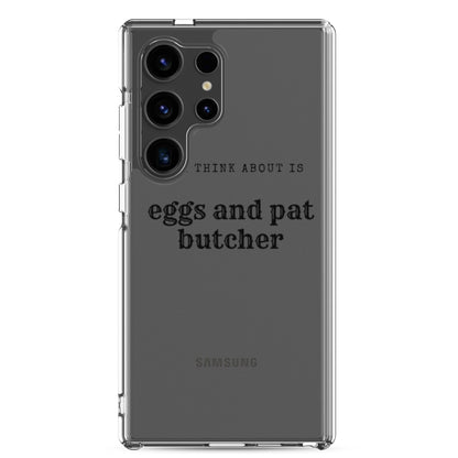 Egg & Pat Butcher Clear Case for Samsung® - Bex Thoughts