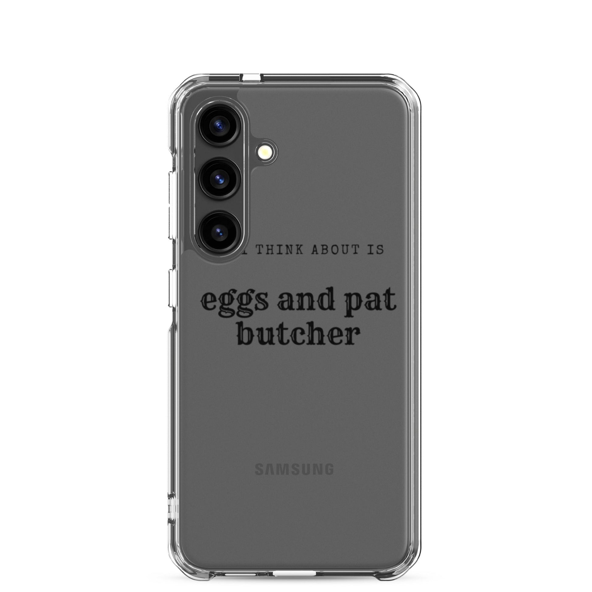 Egg & Pat Butcher Clear Case for Samsung® - Bex Thoughts