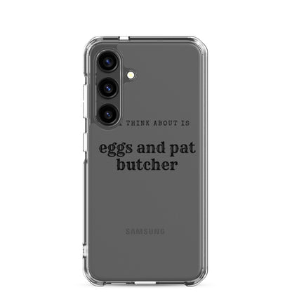 Egg & Pat Butcher Clear Case for Samsung® - Bex Thoughts