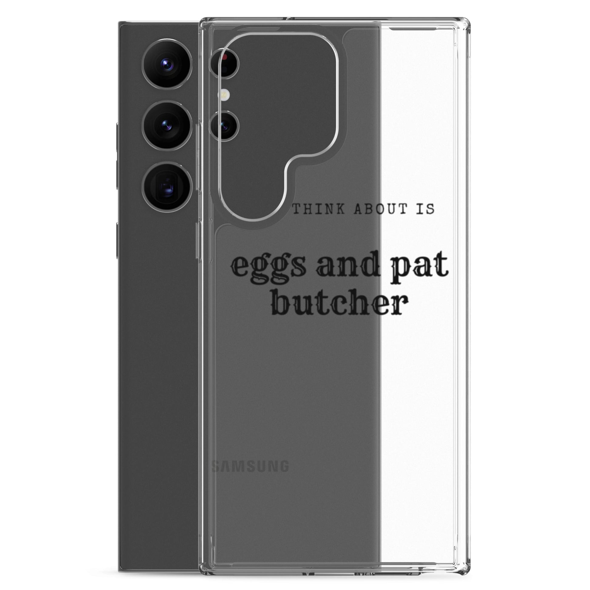 Egg & Pat Butcher Clear Case for Samsung® - Bex Thoughts